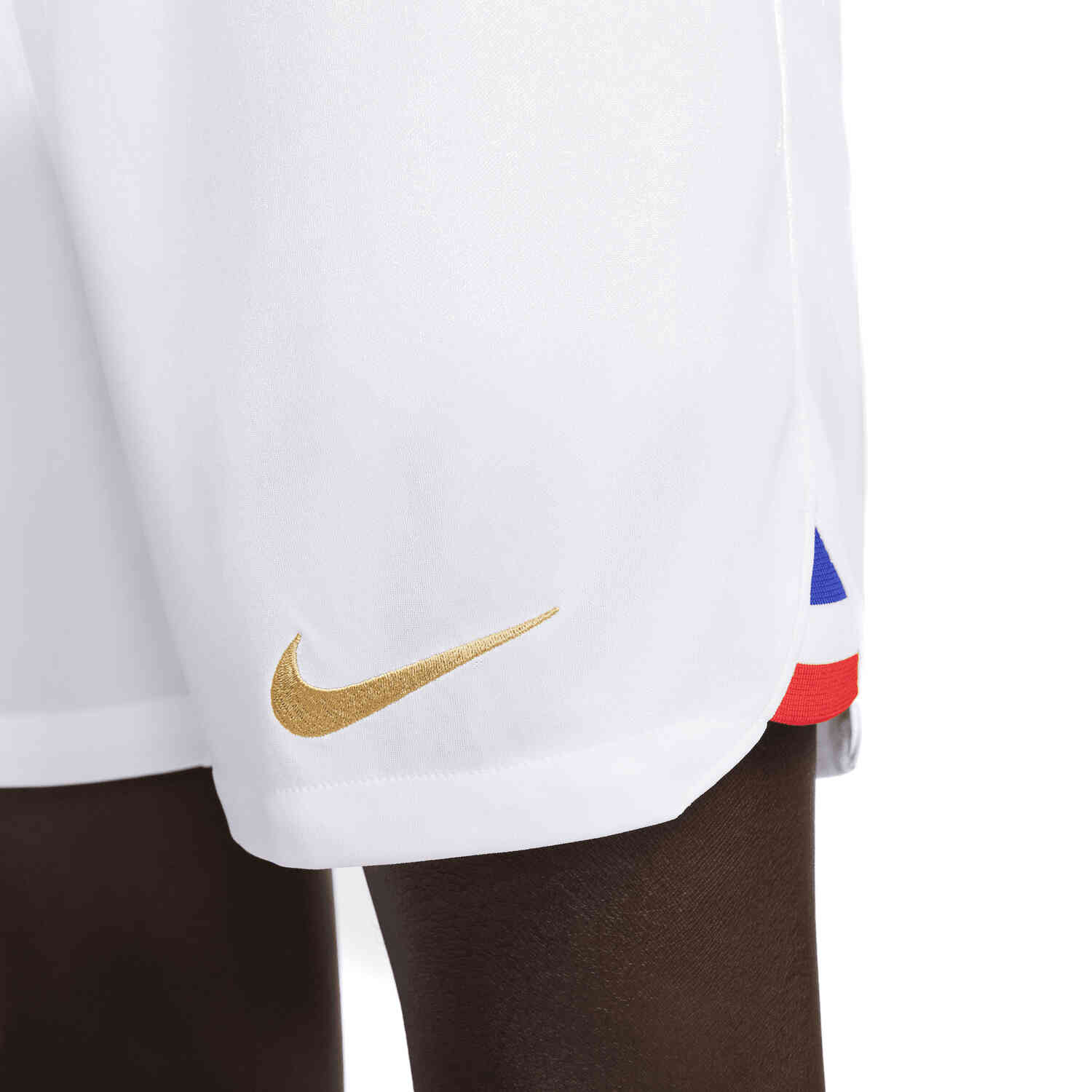 White and gold best sale nike shorts