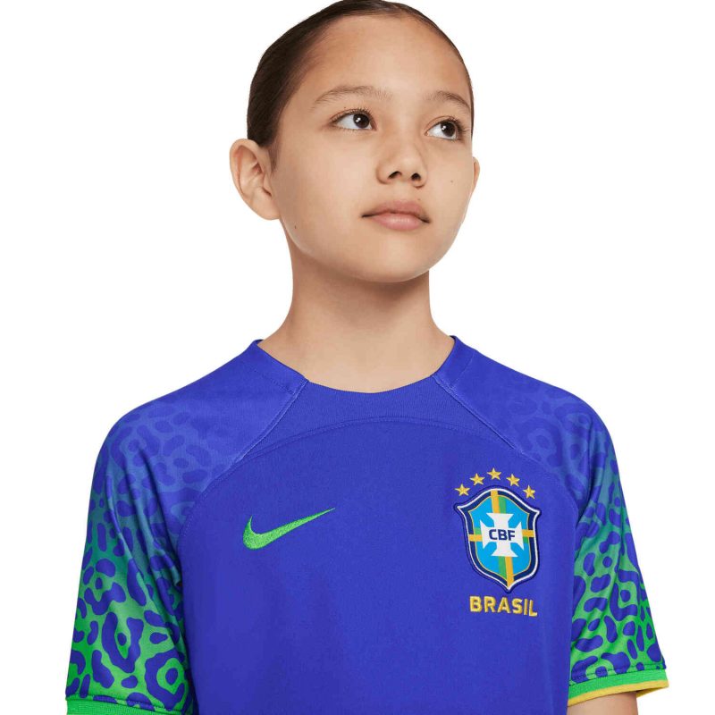 2022 Kids Nike Brazil Away Jersey - Soccer Master
