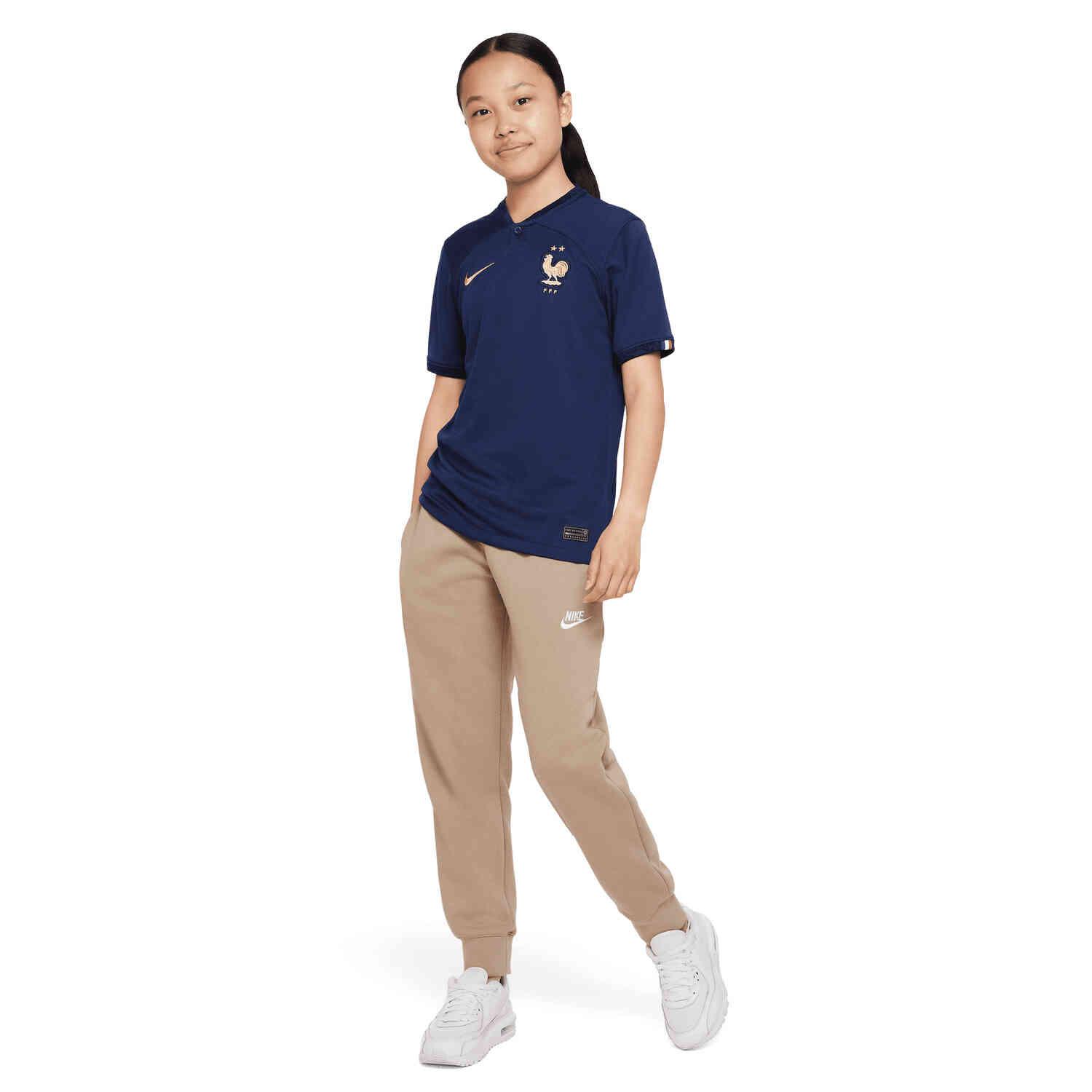 2022 Kids Nike France Home Jersey Soccer Master