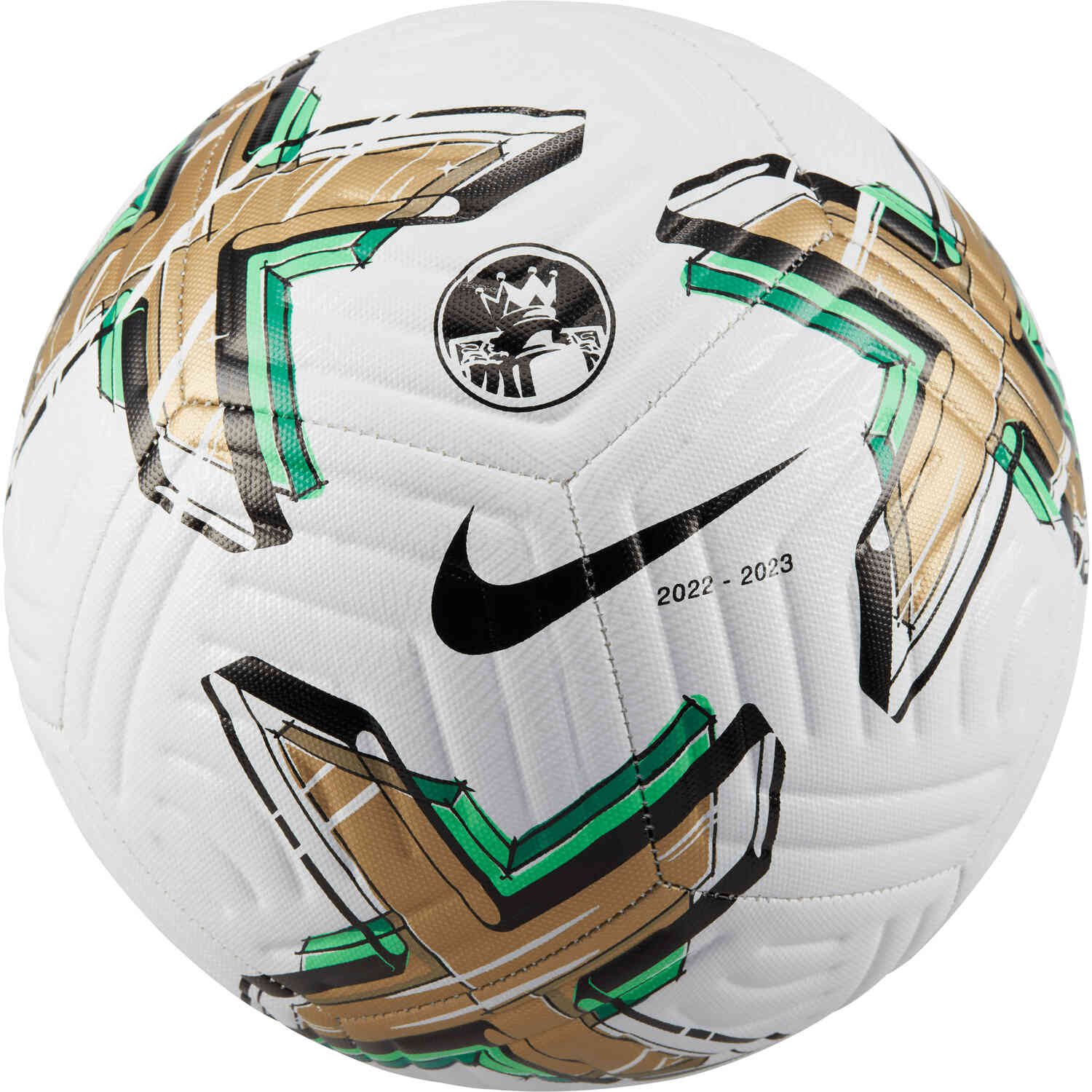 Nike Premier League Academy Training Soccer Ball White Gold with Black Soccer Master
