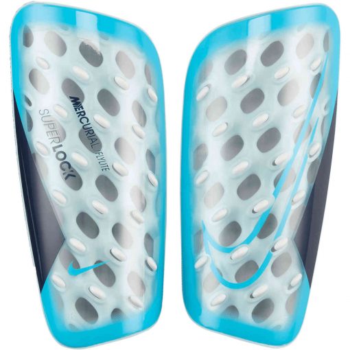 Nike Flylite Shin Guards - Blue Fury & Black with Blue Fury