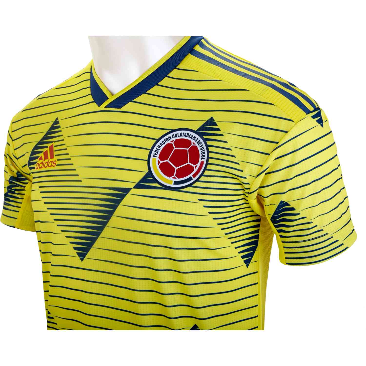 adidas Columbia 2019-20 Home Jersey - Yellow in 2023