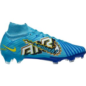 Nike cleats blue outlet and white