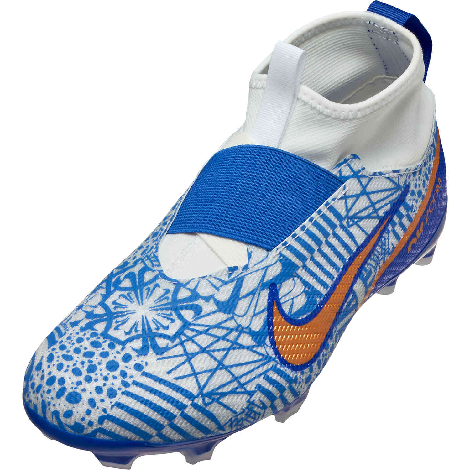 Kids Nike CR7 Zoom Superfly 9 Pro FG Firm Ground Soccer Cleats - White/Metallic Copper/Concord - Soccer Master