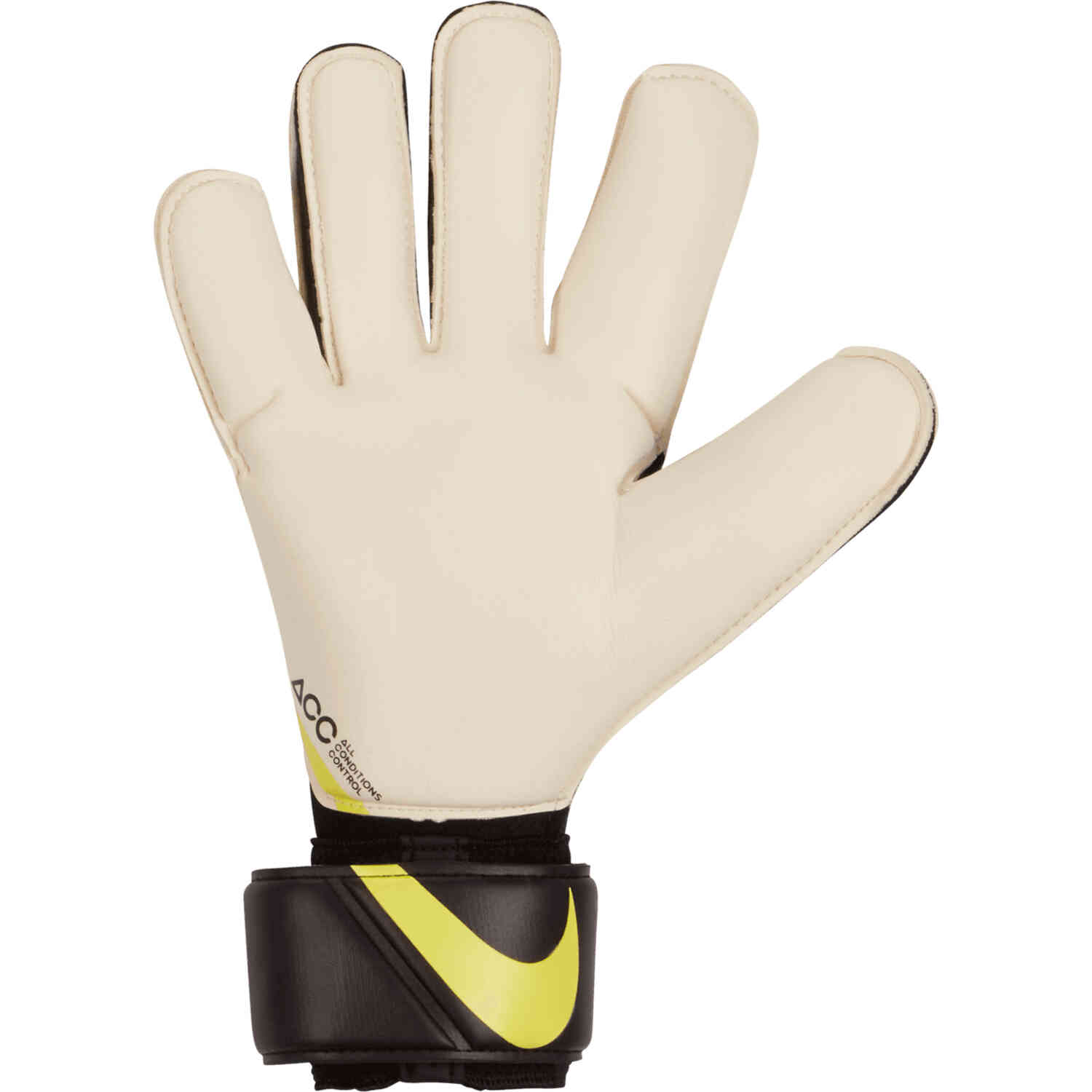 Nike Vapor Grip3 Brazil Goalkeeper Gloves Dynamic Yellow Black Soccer Master