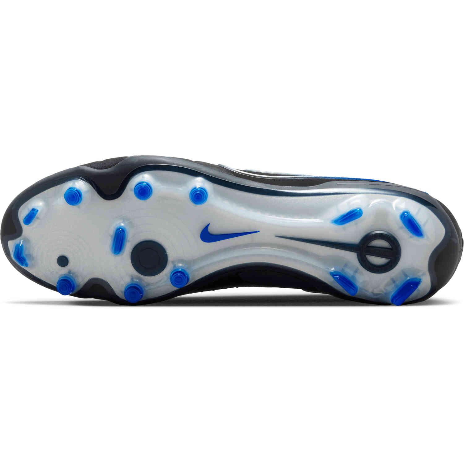 Nike Tiempo Legend 10 Elite FG Firm Ground Soccer Cleats Black Chrome Hyper Royal Soccer Master
