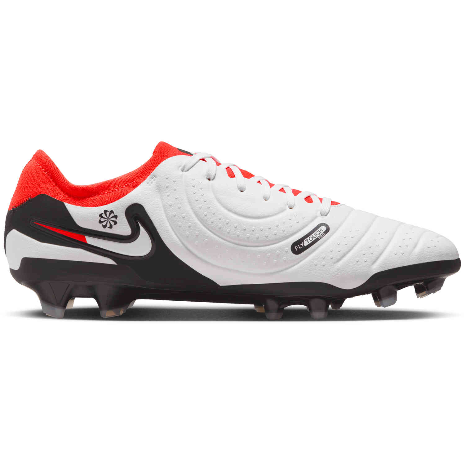 Nike Tiempo Legend 10 Pro FG White Black with Bright Crimson Soccer Master