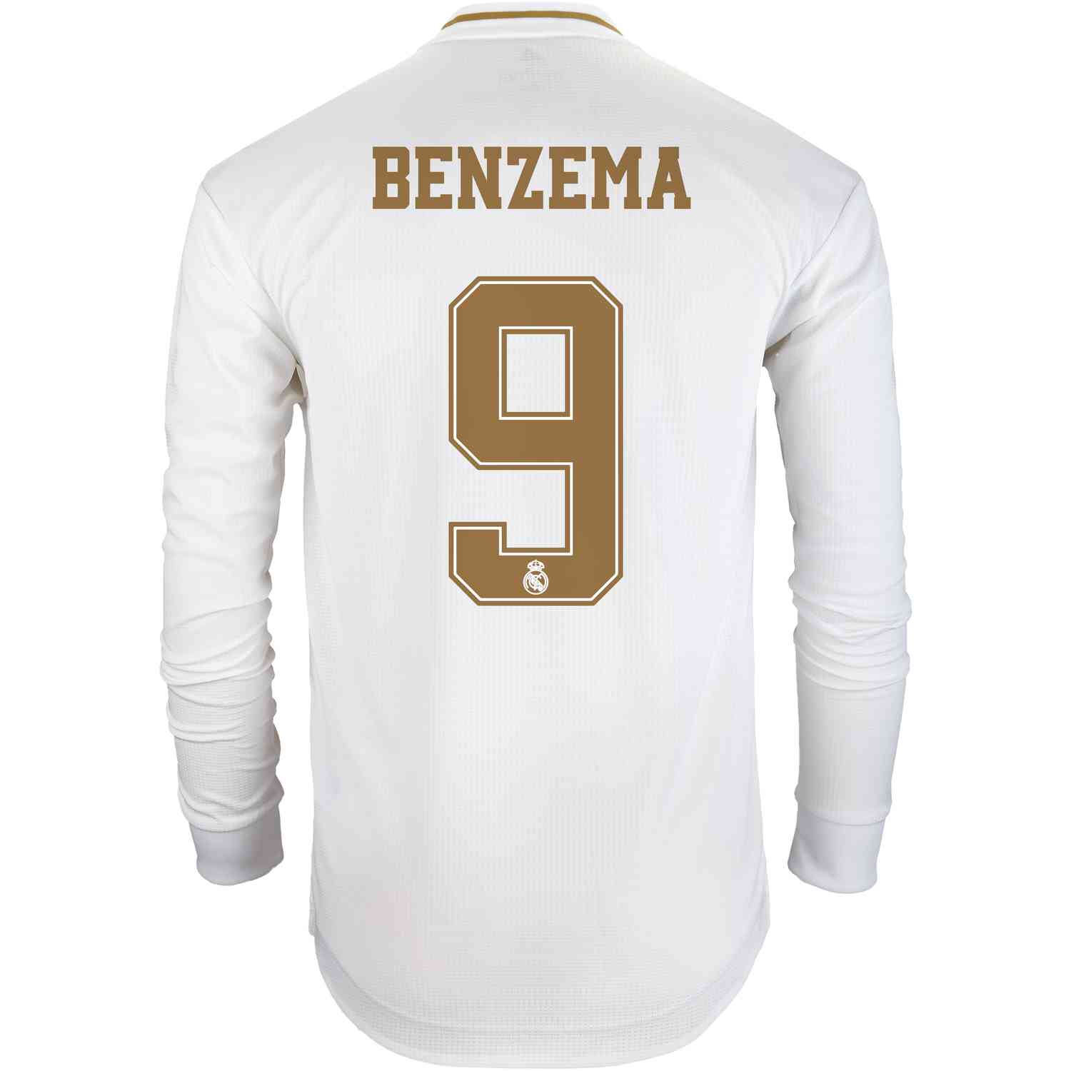 2019/20 Karim Benzema Real Madrid Home L/S Authentic ...