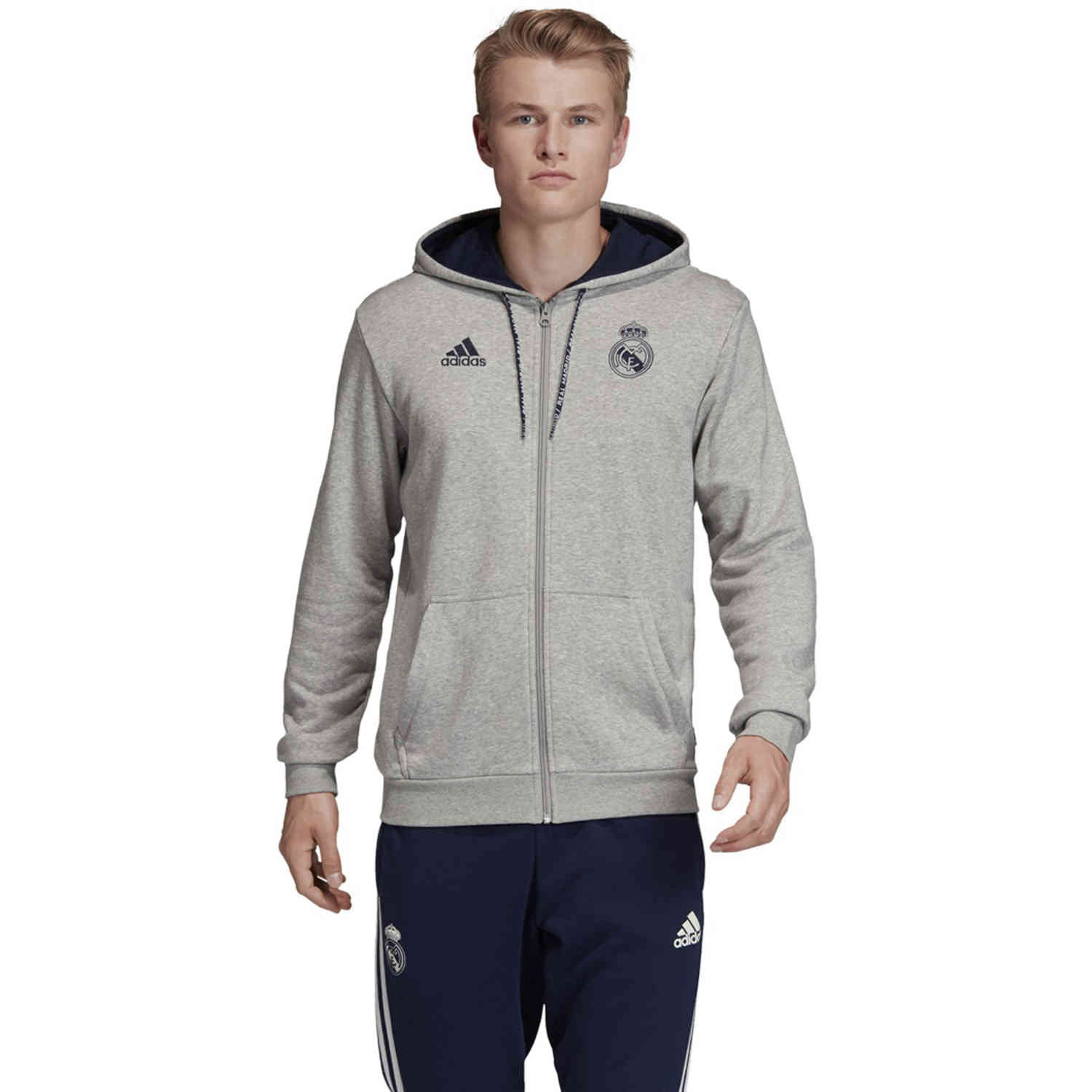 Real madrid on sale zip hoodie