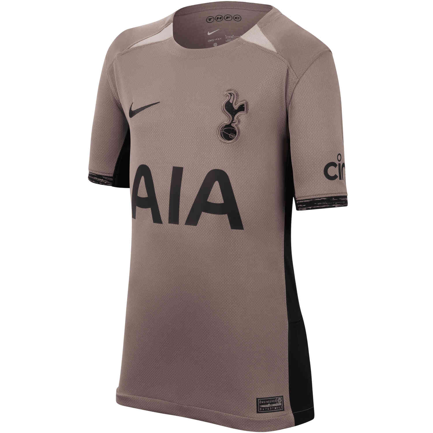 Nike Tottenham Hotspur 21/22 Away Vapor Match SS Jersey -Black