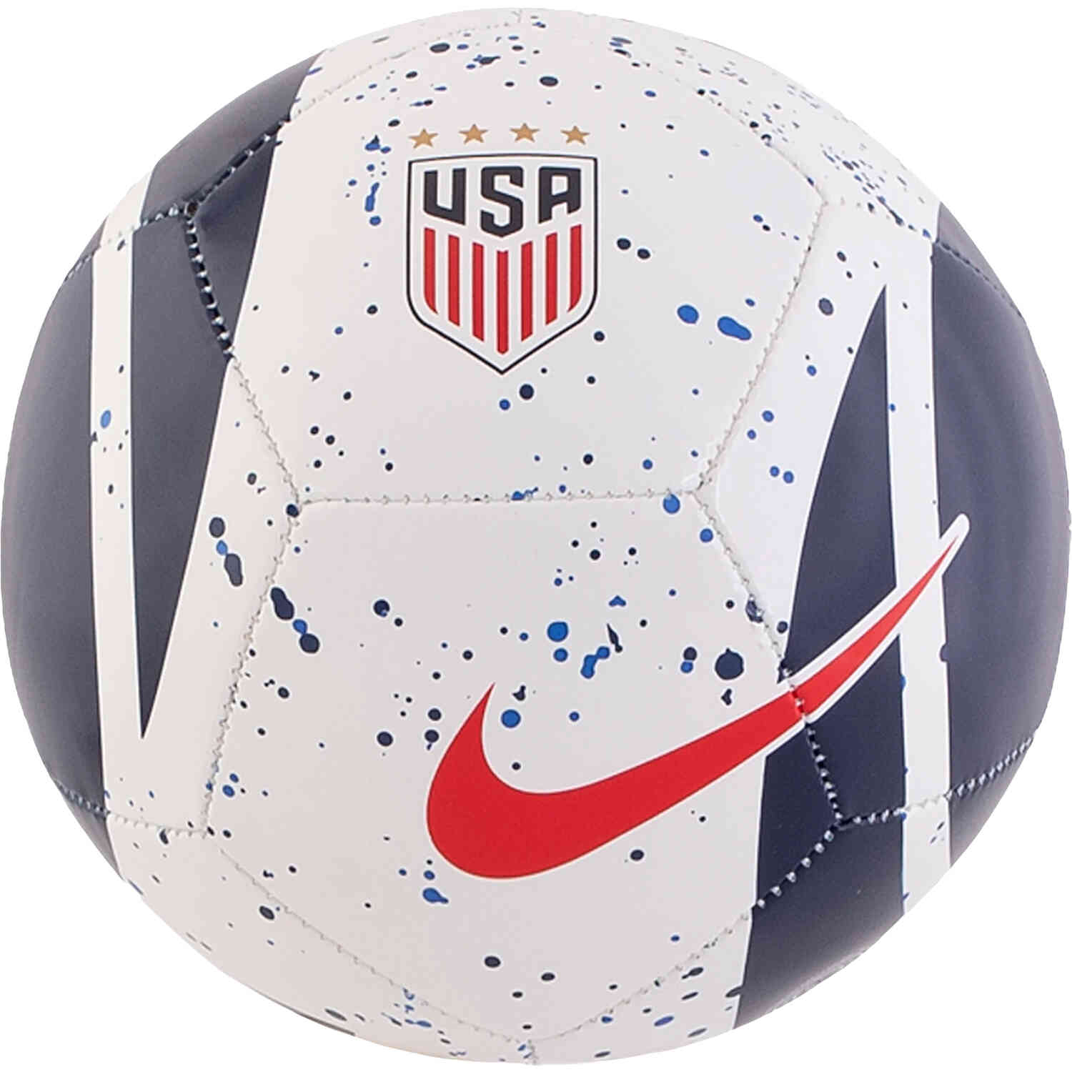 Nike USA Skills Ball White Loyal Blue with Speed Red Soccer