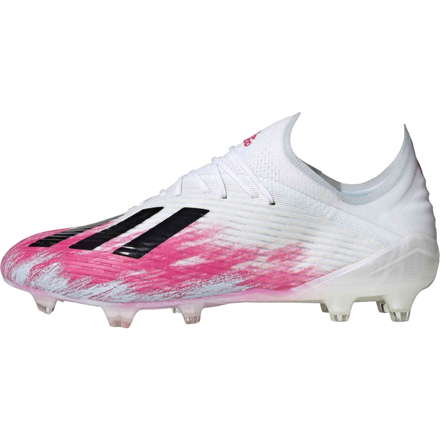 Mens adidas X 19 1 FG - Footwear White & Core Black with Shock