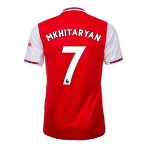 Arsenal 2019/22 Home Mkhitaryan #7 Jersey Name Set-White in 2023