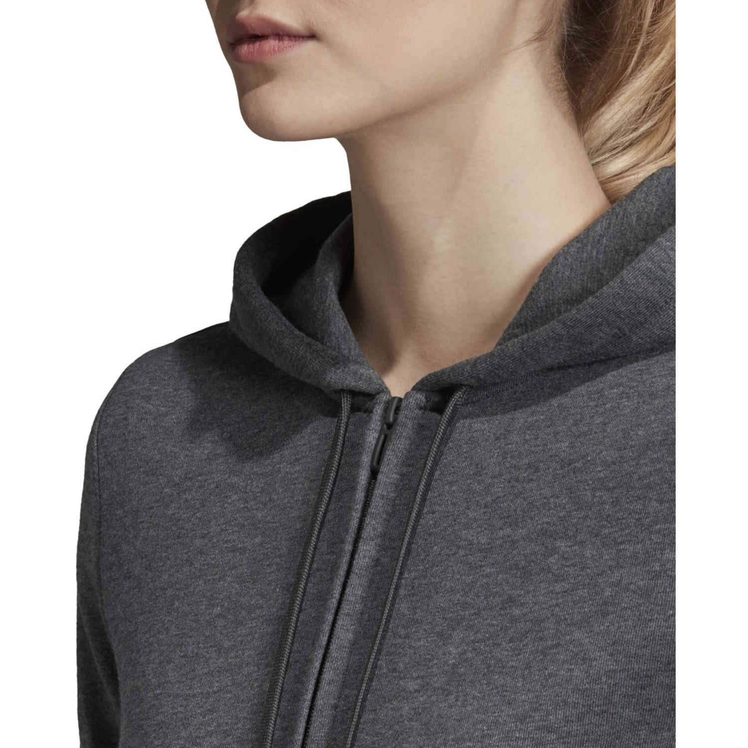 Adidas dark 2025 grey hoodie womens