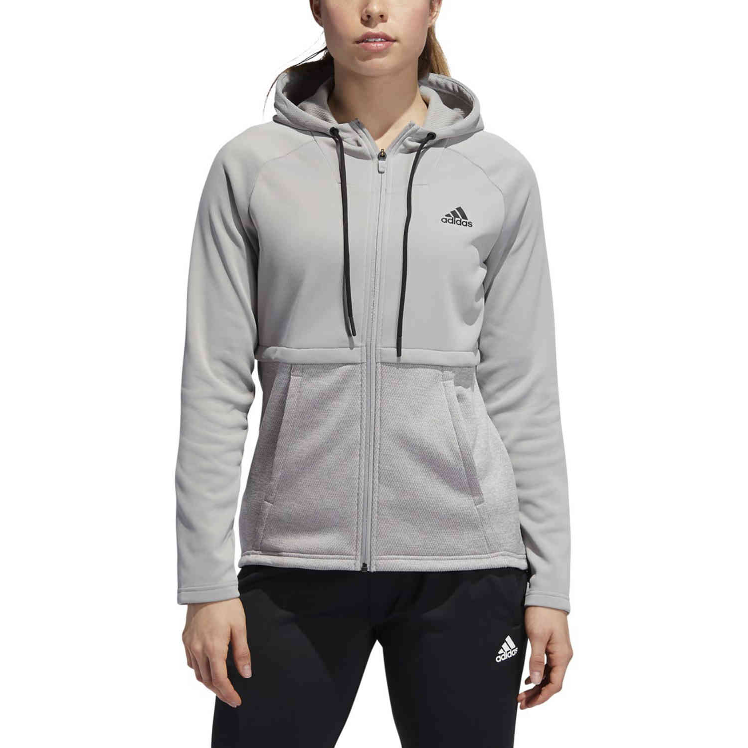 adidas full zip hoodie women's