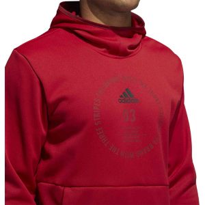 adidas Team Issue Lifestyle Badge of Sport Hoodie Active Maroon