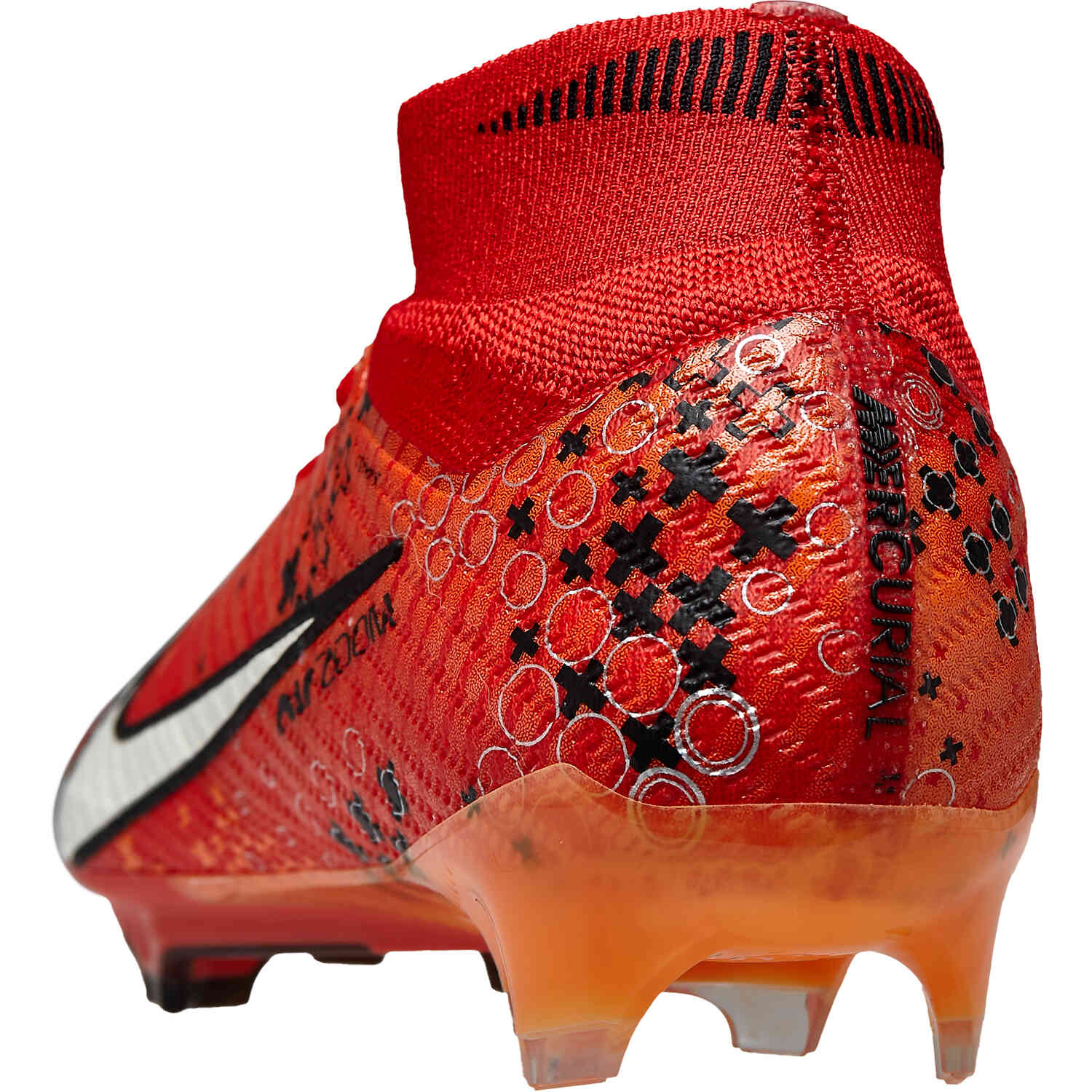 Nike Mercurial Superfly 9 Elite FG Firm Ground Soccer Cleats Lt Crimson Pale Ivory Bright Mandarin Soccer Master