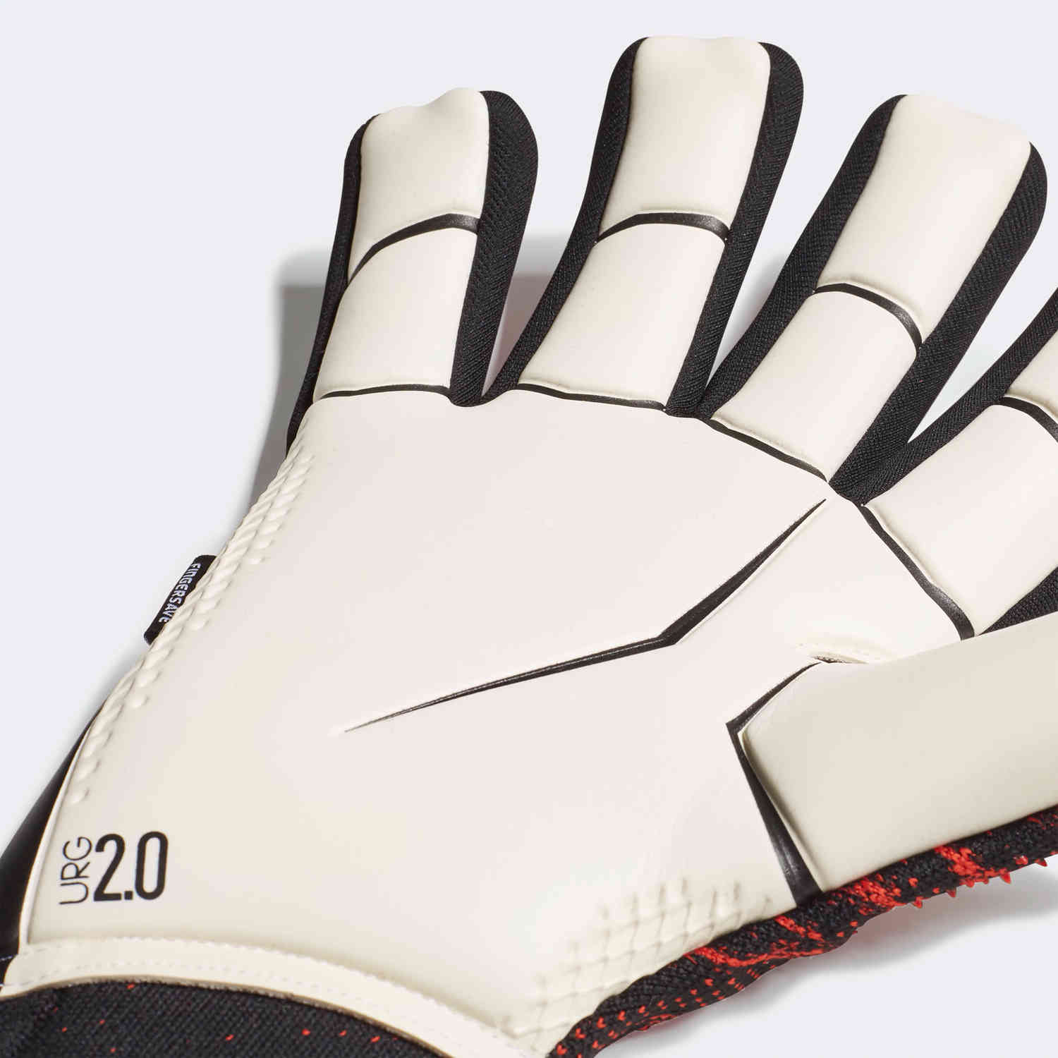 negative cut fingersave goalkeeper gloves