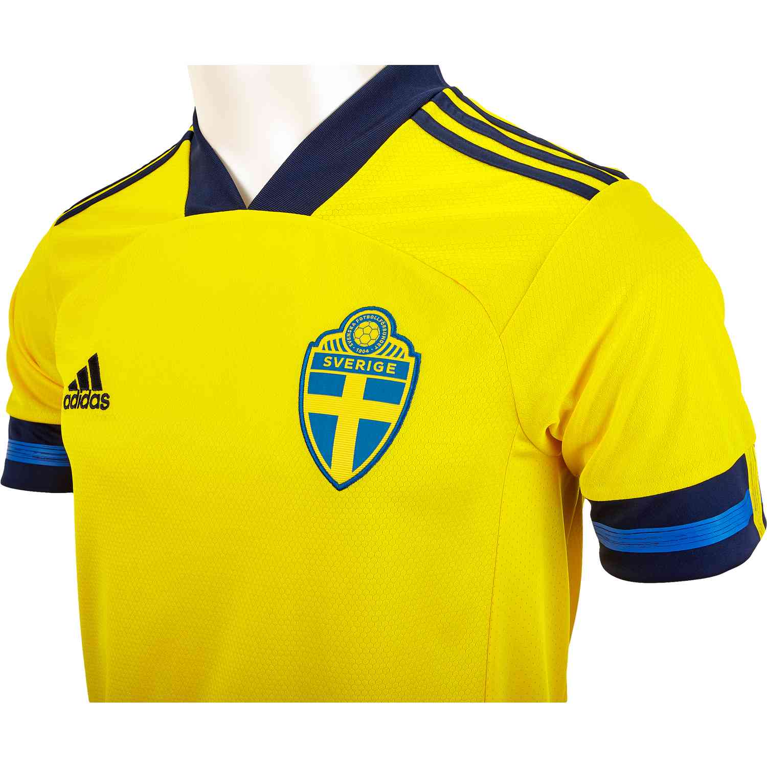 Sweden national team Home soccer jersey 2020/21 - Adidas