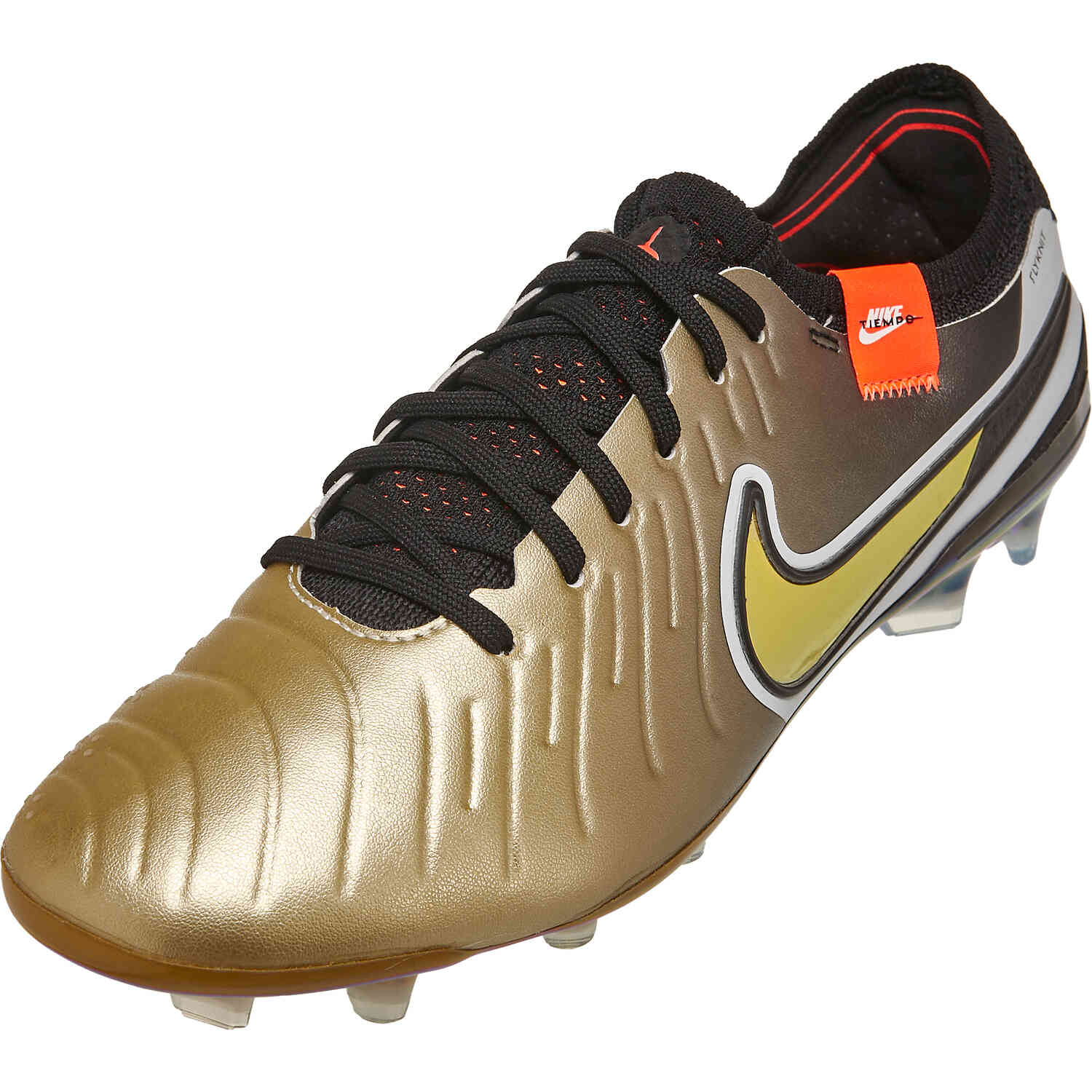 Nike Special Edition Tiempo Legend 10 Elite Firm Soccer Cleats - Metallic Gold Silk, Metallic Gold Coin & Black - Master
