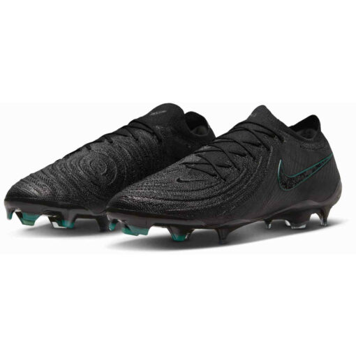 Nike Phantom GX II Elite FG - Black & Black with Deep Jungle