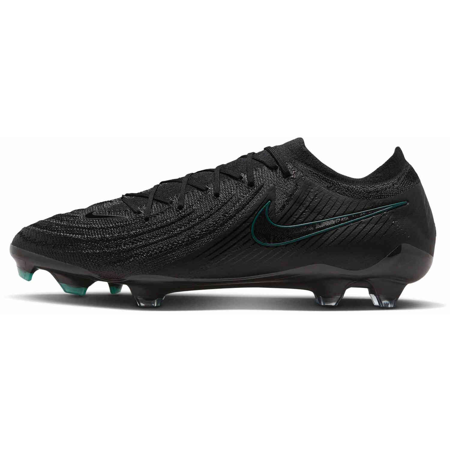 Nike Phantom GX II Elite FG - Black & Black with Deep Jungle