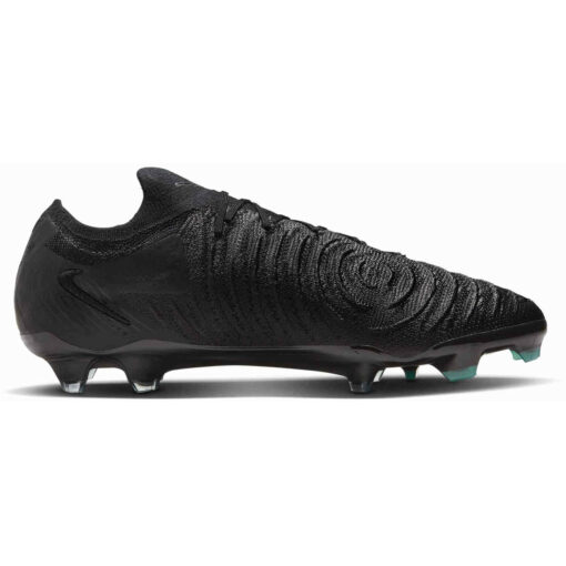 Nike Phantom GX II Elite FG - Black & Black with Deep Jungle - Image 3
