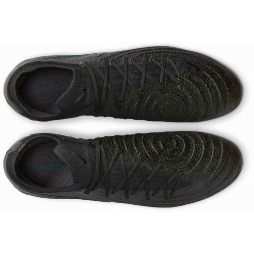 Nike Phantom GX II Elite FG - Black & Black with Deep Jungle - Image 5