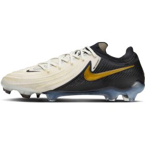 Nike Phantom GX 2 Elite FG Firm Ground Soccer Cleats White Black Mtlc Gold Coin Soccer Master