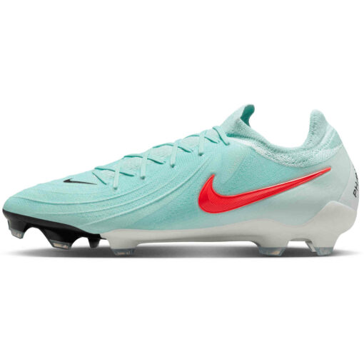 Nike Phantom GX II Pro FG - Mint & Atomic Red with Off Noir - Image 2