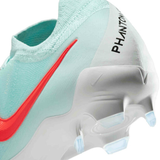 Nike Phantom GX II Pro FG - Mint & Atomic Red with Off Noir - Image 7