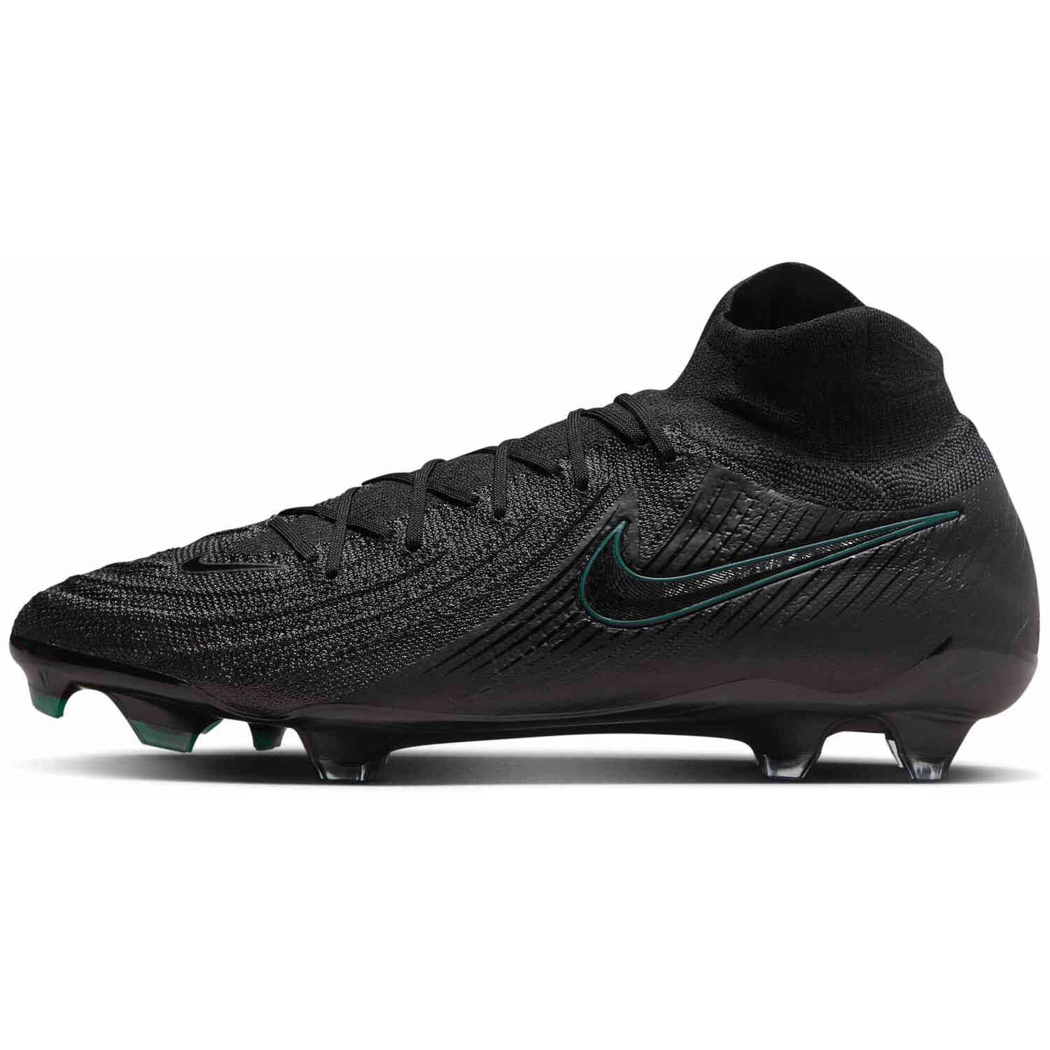 Nike Phantom Luna II Elite FG Black Black with Deep Jungle Soccer Master