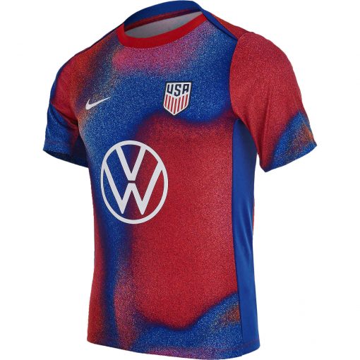 Nike USA Academy Pre-match Top - White/Old Royal/Old Royal/White