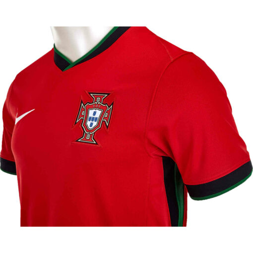 Mens Portugal Home Jersey - University Red/Pine Green/Sail - Image 3