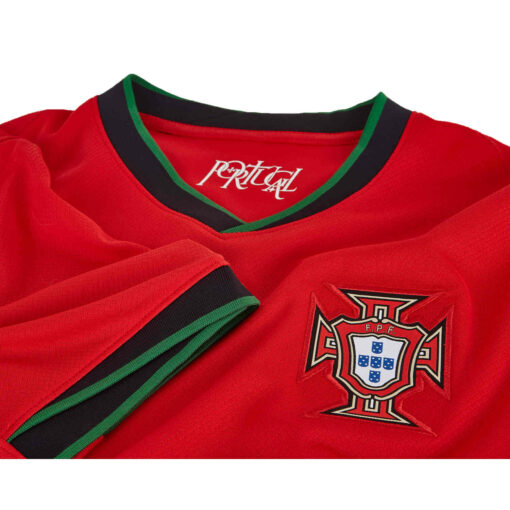 Mens Portugal Home Jersey - University Red/Pine Green/Sail - Image 5