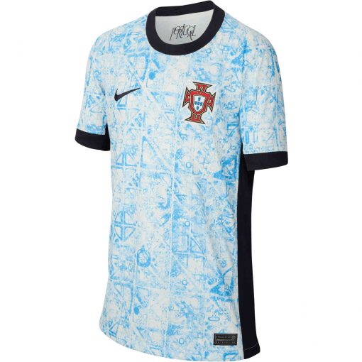 Kids Portugal Away Jersey - Sail/University Blue/Pitch Blue