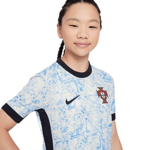 Kids Portugal Away Jersey - Sail/University Blue/Pitch Blue - Image 3