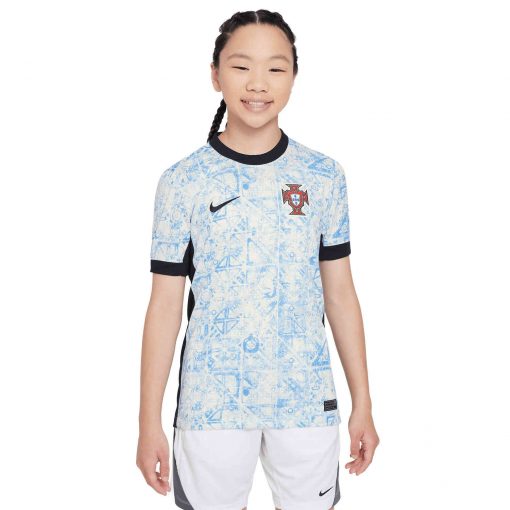 Kids Portugal Away Jersey - Sail/University Blue/Pitch Blue - Image 6