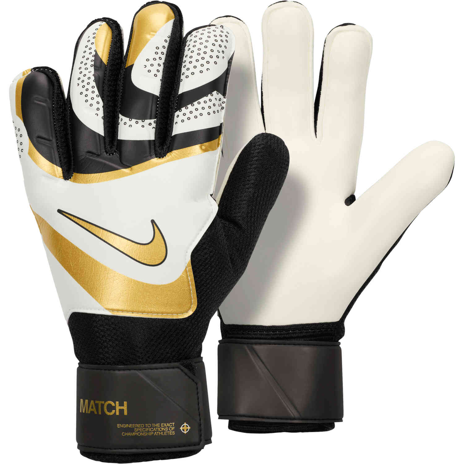 Gold on sale goalie gloves