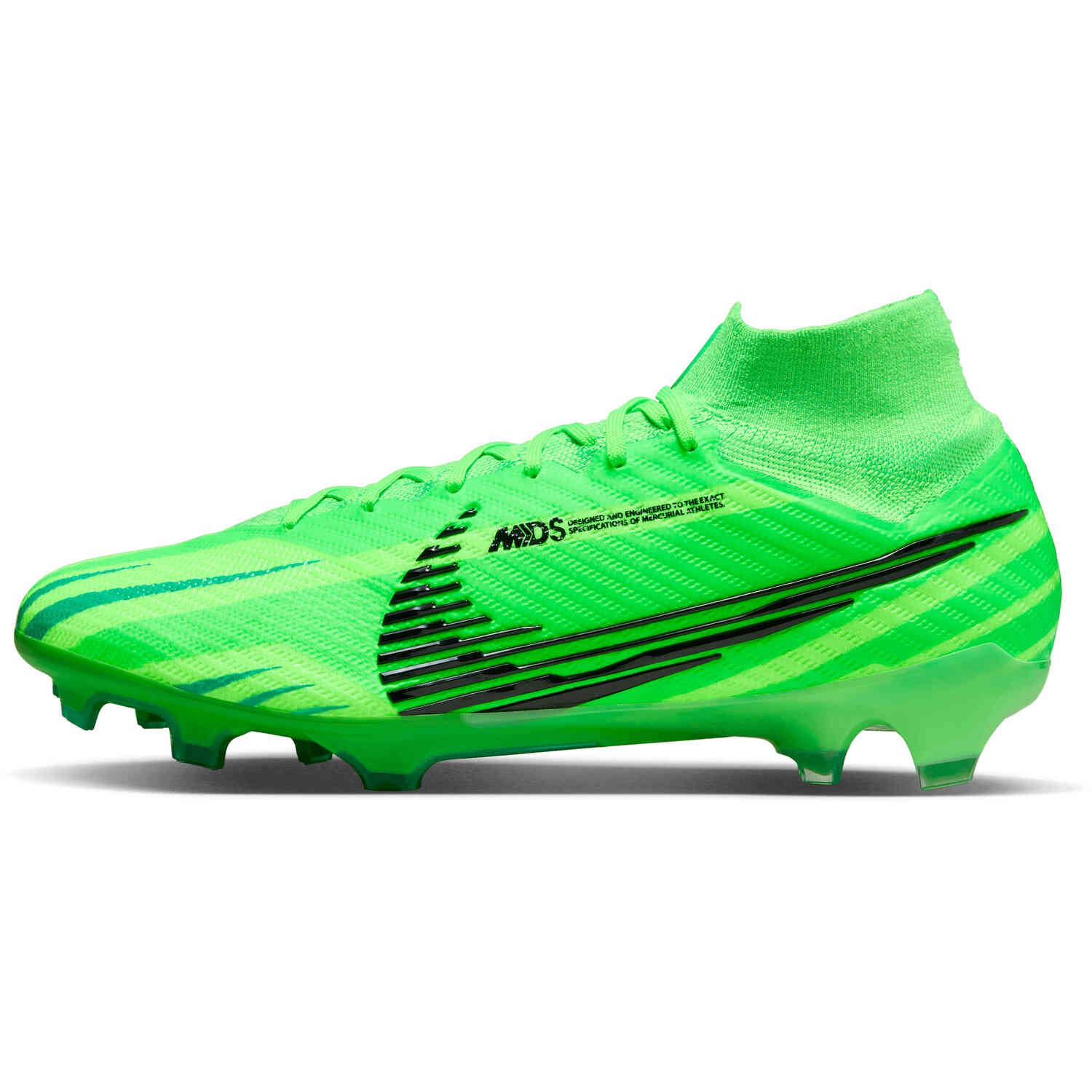 Nike MDS Mercurial Superfly 9 Elite FG Firm Ground Soccer Cleats Green Strike Stadium Green Black Soccer Master