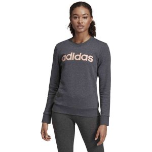 Adidas women's hotsell essentials linear sweatshirt