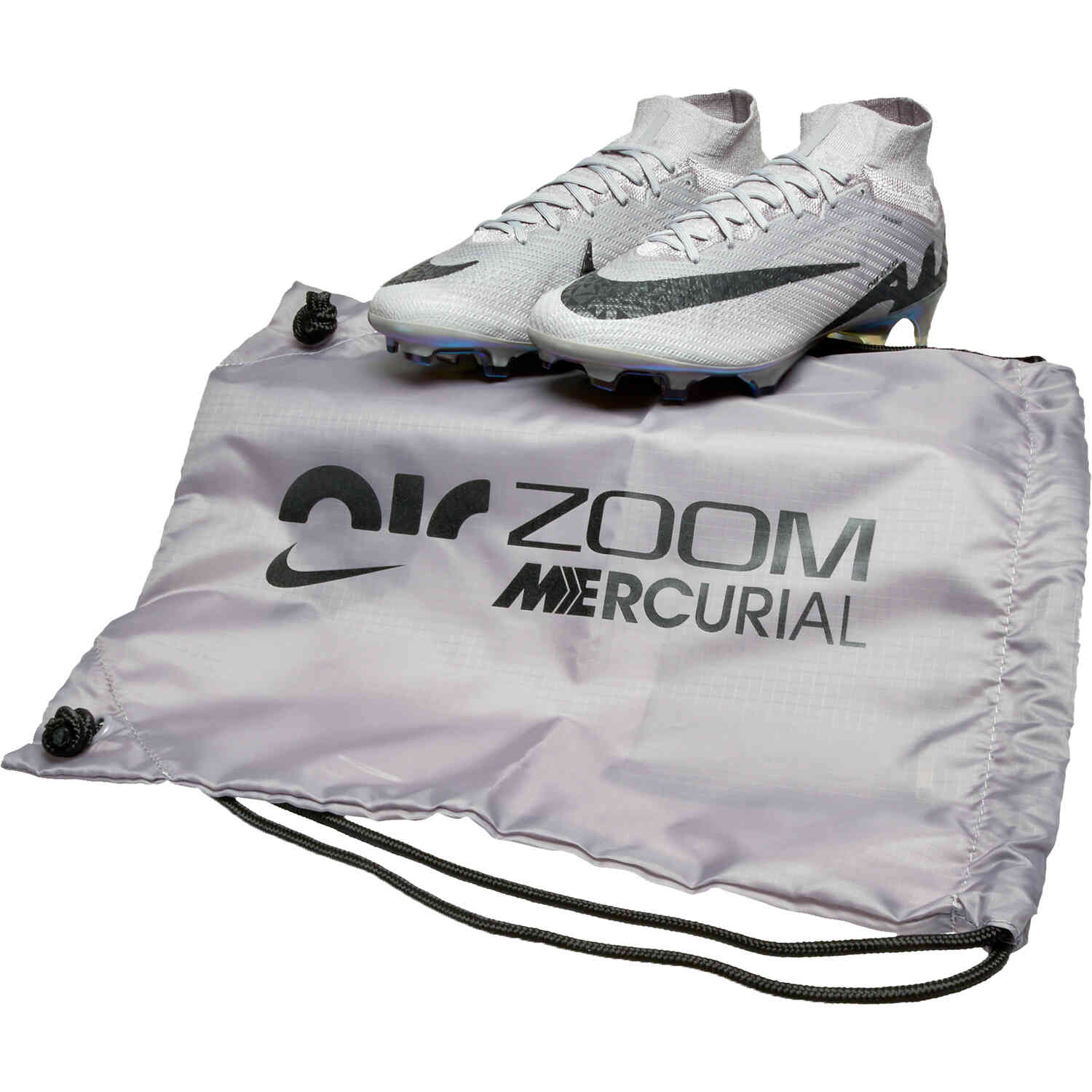 Nike Mercurial Superfly 9 Elite AS FG Firm Ground Soccer Cleats Atmosphere Grey black Soccer Master
