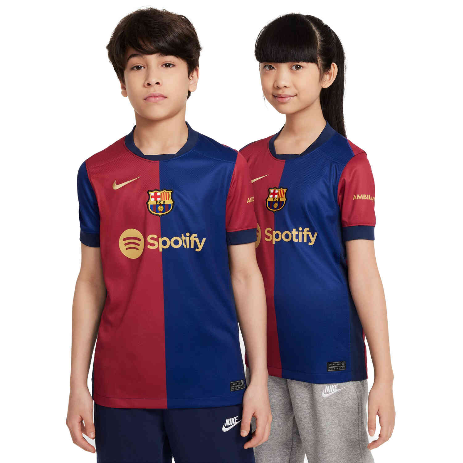 2024 Kids Nike Barcelona Home Jersey Soccer Master