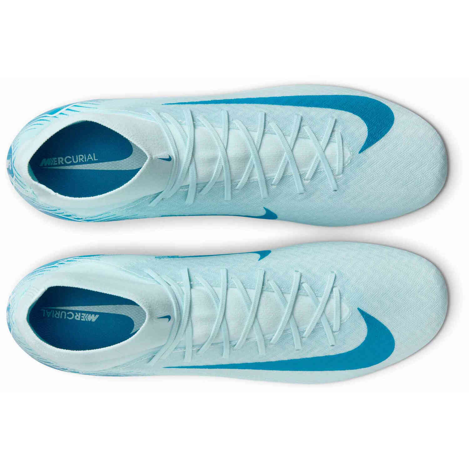 Nike Mercurial Superfly 10 Academy MG Soccer Cleats Glacier Blue Blue Orbit Soccer Master
