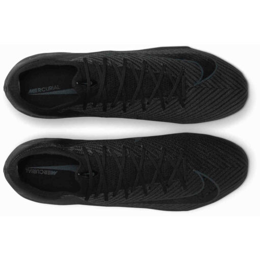 Nike Mercurial Vapor 16 Elite FG Firm Ground Soccer Cleats - Black with Deep Jungle - Image 5