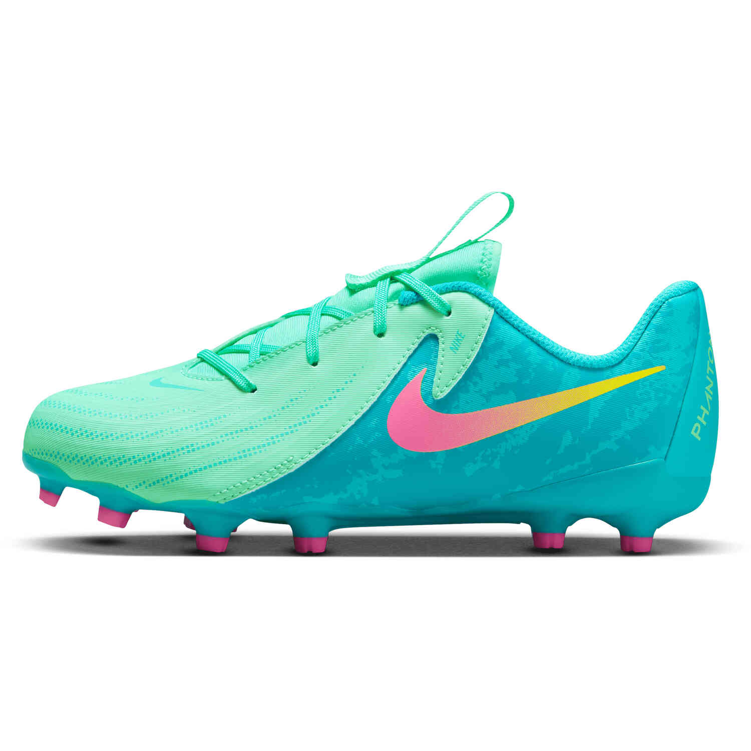 Kids Nike Phantom GX Academy FG Green Glow Black Soccer Master