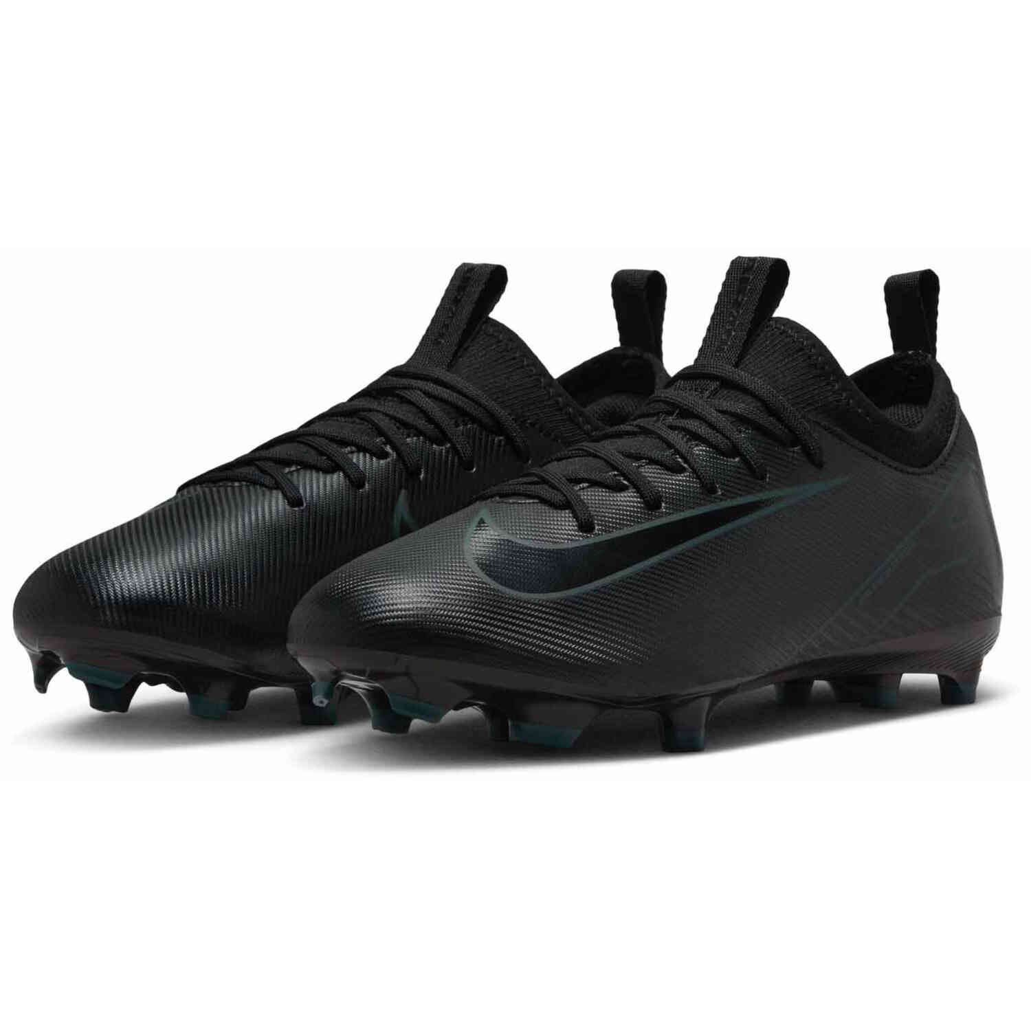 Kids Nike Mercurial Vapor 16 Academy FG Black Black with Deep Jungle Soccer Master