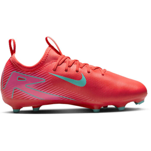 Kids Nike Mercurial Vapor 16 Academy FG - Ember Glow & Aurora Green - Image 3
