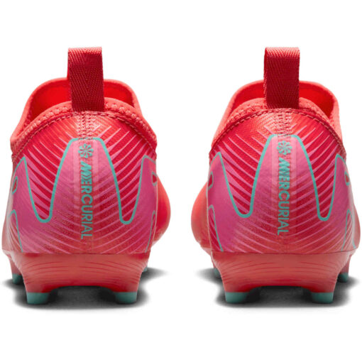 Kids Nike Mercurial Vapor 16 Academy FG - Ember Glow & Aurora Green - Image 4