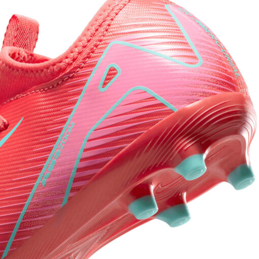Kids Nike Mercurial Vapor 16 Academy FG - Ember Glow & Aurora Green - Image 7